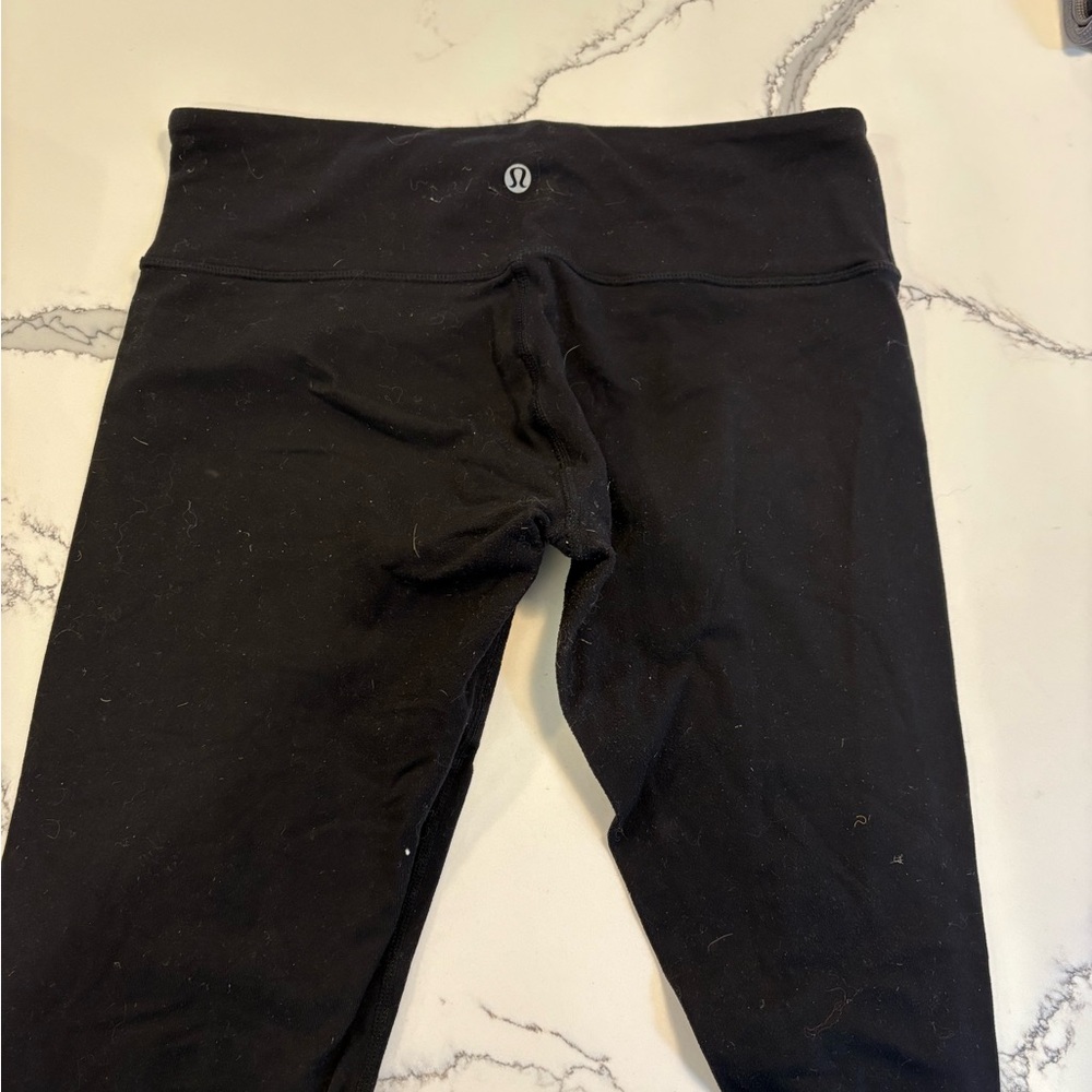 Lululemon Wunder Under Black Leggings size 6